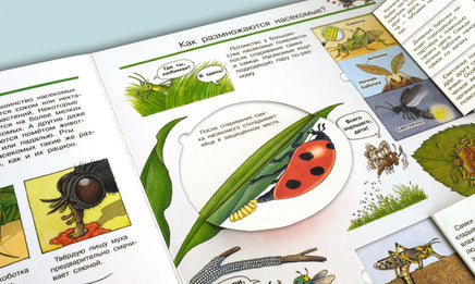 Что? Почему? Зачем? Всё о насекомых (с волшебными окошками) Printed books Омега