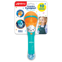 Добрые песенки. Микрофон Суперхит. Оранжевый Printed books Азбукварик