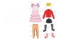 Конни и бумажные куклы для вырезания с раскраской Printed books Альпина