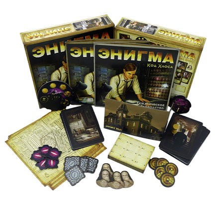 Настольная игра Энигма. Код Хаоса Board Games Нескучные игры