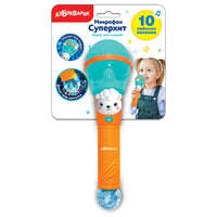 Добрые песенки. Микрофон Суперхит. Бирюзовый Printed books Азбукварик