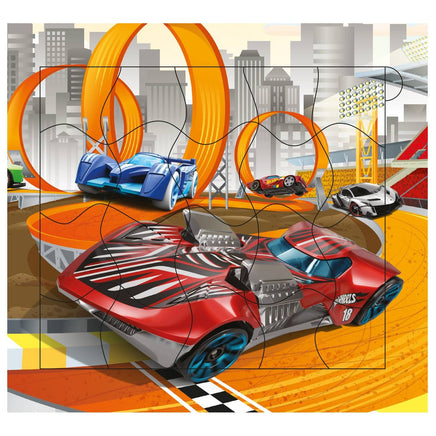 Хот Вилс. Веселые гонки. Книга с пазлами Printed books ND Play