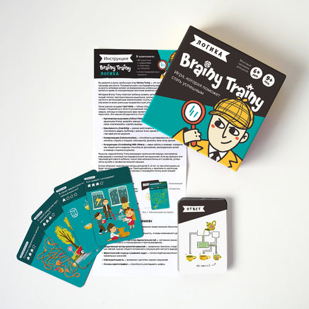 Brainy Trainy. Логика Board Games Банда Умников