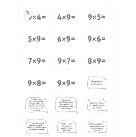 Тренируем интеллект. Таблица умножения за три дня/ Ш.Ахмадуллин Printed books Капитал