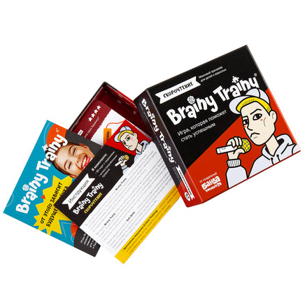 Brainy Trainy. Скорочтение Board Games Банда Умников