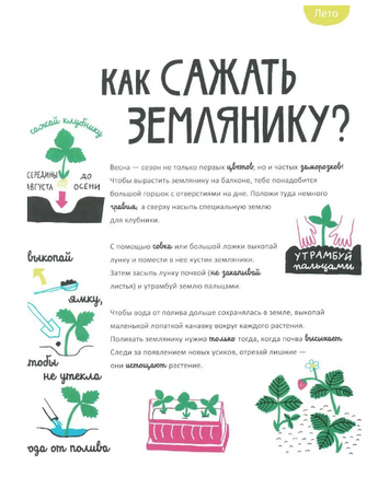Белая книга садоводства для детей Print Books Самокат