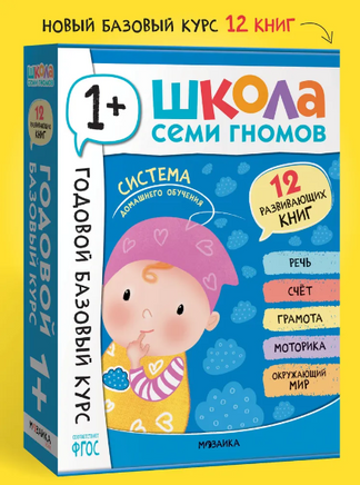 Школа Семи Гномов. Годовой базовый курс. Комплект 1+ Printed books Мозаика-Синтез