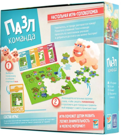 Настольная игра Пазл-команда Board games Мир Хобби