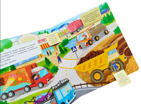 Книги с окошками. Машинки Printed books Росмэн