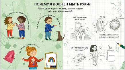 Что делать, чтобы быть здоровым. 40 окошек. Printed books Робинс