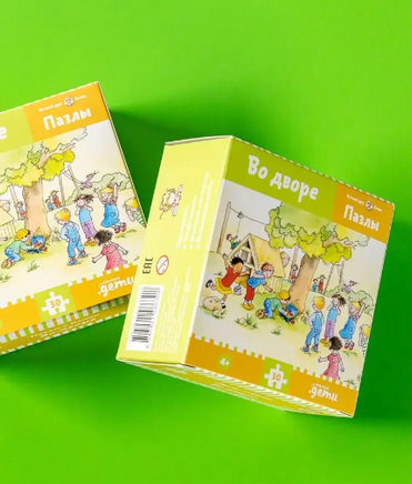 Пазлы с Конни. Во дворе. Конни празднует день рождения Printed books Альпина