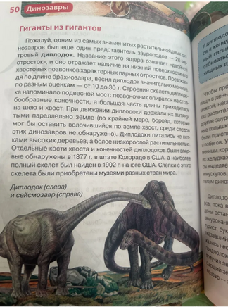 Динозавры. Человек. Детская энциклопедия Printed books Росмэн