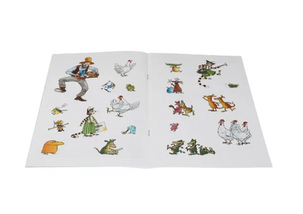 Петсон и Финдус книжка с заданиями Printed books Белая Ворона