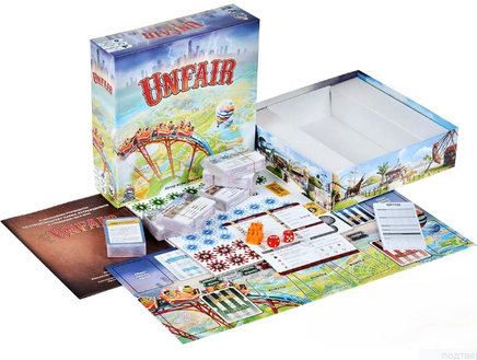 Настольная игра Unfair. Русское издание Board Games Cho Cho Games