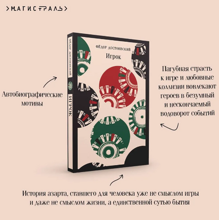 Игрок. Достоевский Ф. Printed books Эксмо