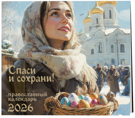 Спаси и Сохрани. Православный календарь с редкими молитвами на 2026 год Printed books СЗКЭО