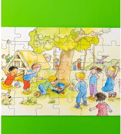 Пазлы с Конни. Во дворе. Конни празднует день рождения Printed books Альпина