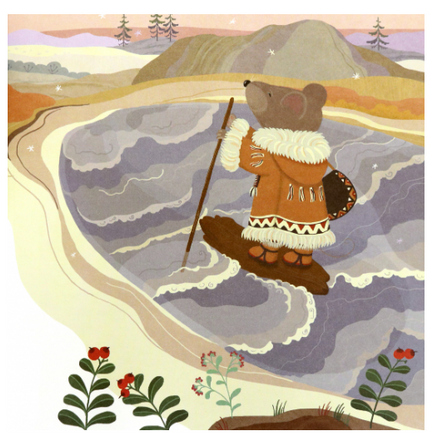 Большое путешествие маленького мышонка. Сказки народов Севера Printed books Детская и юношеская книга