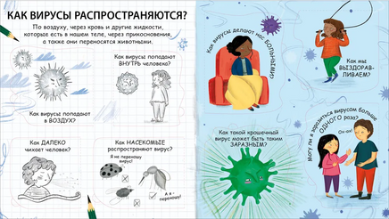 Что делать, чтобы быть здоровым. 40 окошек. Printed books Робинс