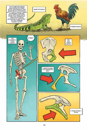 Динозавры. Научный комикс Printed books МИФ