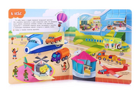 Книги с окошками. Транспорт Printed books Росмэн