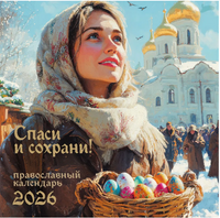 Спаси и Сохрани. Православный календарь с редкими молитвами на 2026 год Printed books СЗКЭО