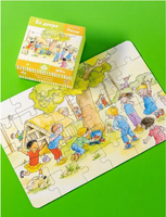 Пазлы с Конни. Во дворе. Конни празднует день рождения Printed books Альпина