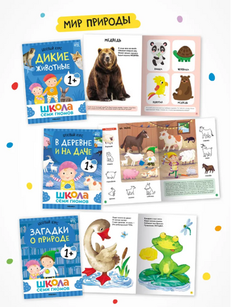 Школа Семи Гномов. Годовой базовый курс. Комплект 1+ Printed books Мозаика-Синтез