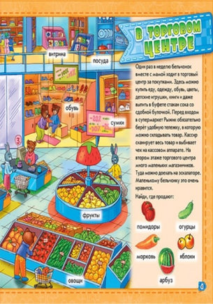 Мой первый словарик с окошками: Мой город (рус) Printed books Ранок