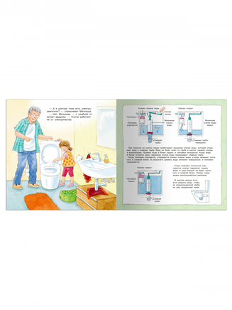 Первая книга знаний. Стиральная машина, фен, холодильник. Как устроена техника Printed books Омега