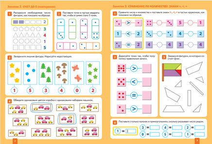 Большая рабочая тетрадь. Математика в детском саду. 5-6 лет. ФГОС Printed books Мозаика-Синтез
