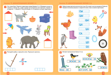 Большая рабочая тетрадь. Уроки грамоты в детском саду и дома. 5-6 лет Printed books Мозаика-Синтез