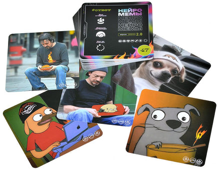 Настольная игра Нейромемы 2.0. Генератор огненного настроения Board games Мир Хобби