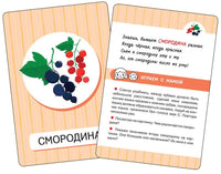 Первые слова. Фрукты и овощи. Обучающие карточки Printed books Росмэн