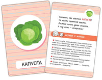 Первые слова. Фрукты и овощи. Обучающие карточки Printed books Росмэн