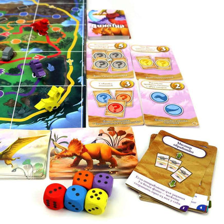 Настольная игра Динотур Printed books ND Play