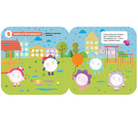 Малышарики. Наклейки-кружочки. На прогулке Printed books Мозаика-Синтез