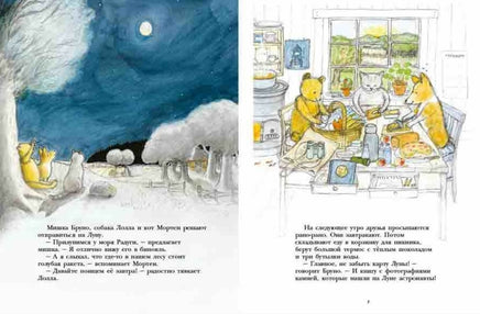 Мишка Бруно летит на Луну. Гунилла Ингвес Printed books Мелик Пашаев