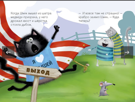 Котёнок Шмяк в парке аттракционов. Скоттон Р. Printed books Клевер