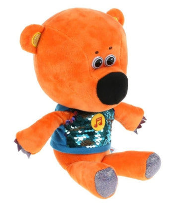 Ми-ми-мишки Кеша, футболка c пайет, 20см, муз.чип Printed books Умка