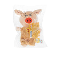 Игрушка мягкая Оранжевая корова поросенок коля, 15 см, муз. чип, в пак. Мульти-пульти Printed books Умка