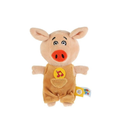 Игрушка мягкая озвученная Мульти-Пульти "Оранжевая корова" Поросенок коля, 17см Printed books Умка