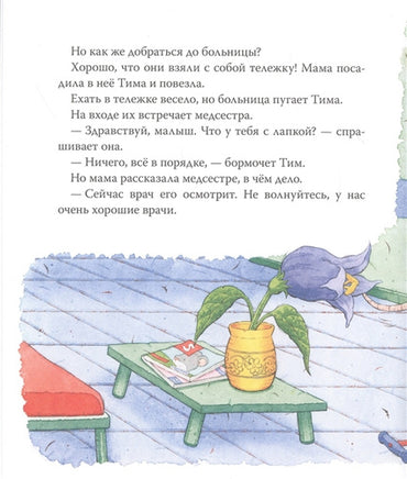 Мышонок Тим боится идти к врачу Printed books Росмэн