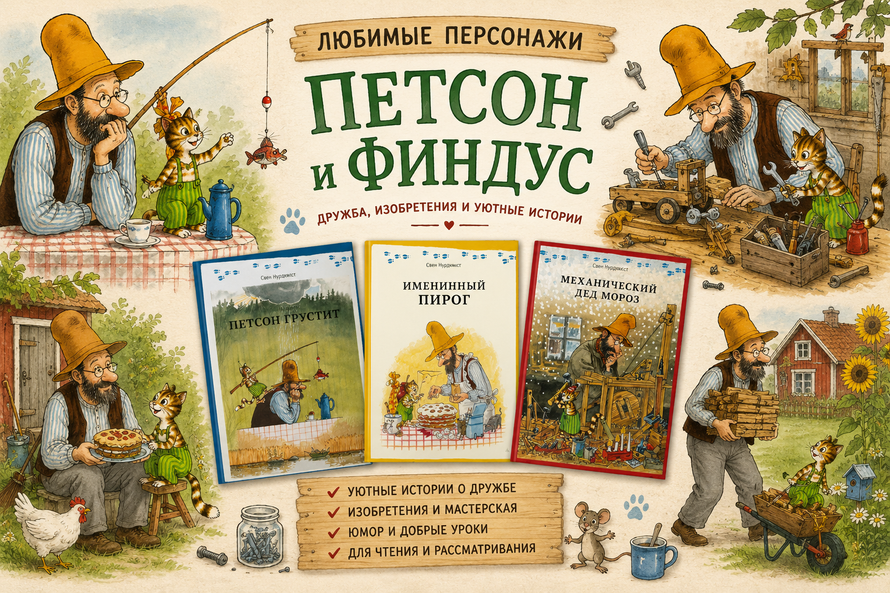 Петсон и Финдус купить в США
