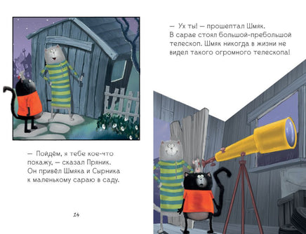 Котенок Шмяк и лунный кот. Скоттон Р. Printed books Клевер