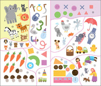 Рабочие тетради с наклейками. Авторская методика Дарьи Колдиной. Логика, мышление 3-5 лет Printed books Мозаика-Синтез