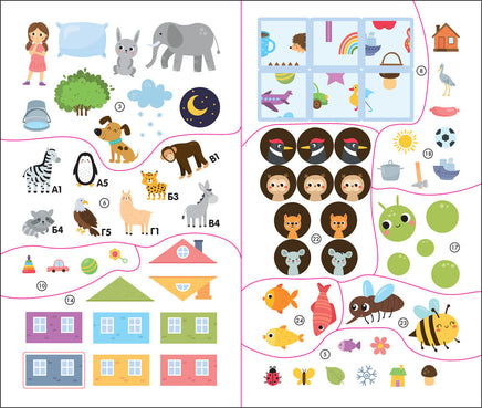 Рабочие тетради с наклейками. Авторская методика Дарьи Колдиной. Логика, мышление 5-7 лет Printed books Мозаика-Синтез