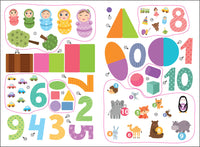 Рабочие тетради с наклейками. Авторская методика Дарьи Колдиной. Математика 3-5 лет Printed books Мозаика-Синтез