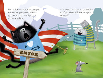 Котёнок Шмяк в парке аттракционов. Скоттон Р. Printed books Клевер