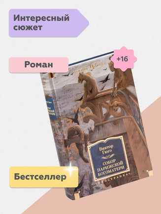 Собор Парижской Богоматери Printed books Иностранка